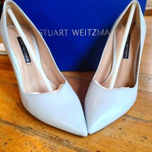 Stuart Weitzman Annie 105 in Ice Blue